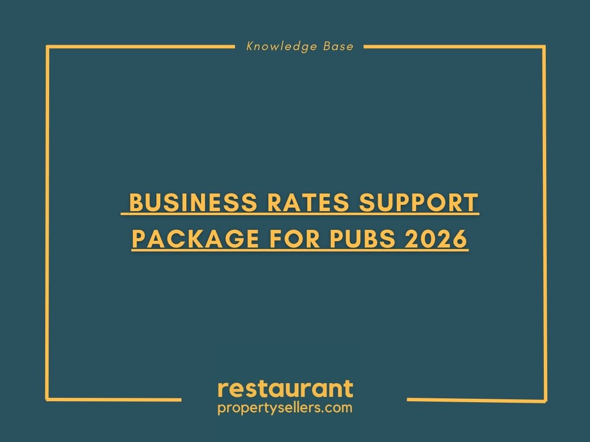 Business Rates Support Package for pubs in 2026 | Things to know