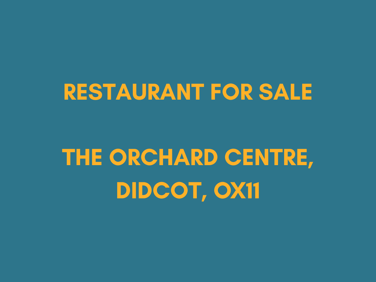restaurants for sale didcot