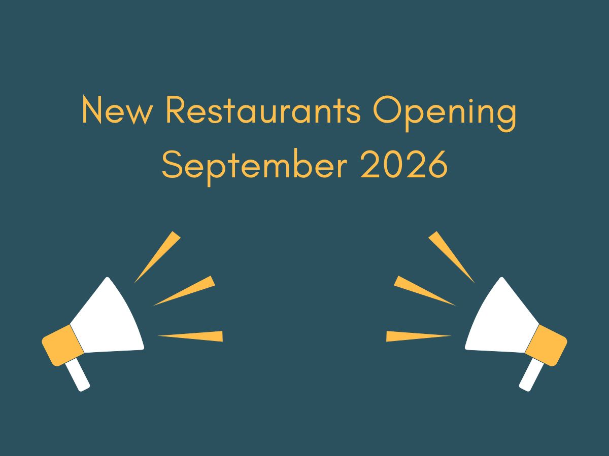 New Restaurants Opening September 2026